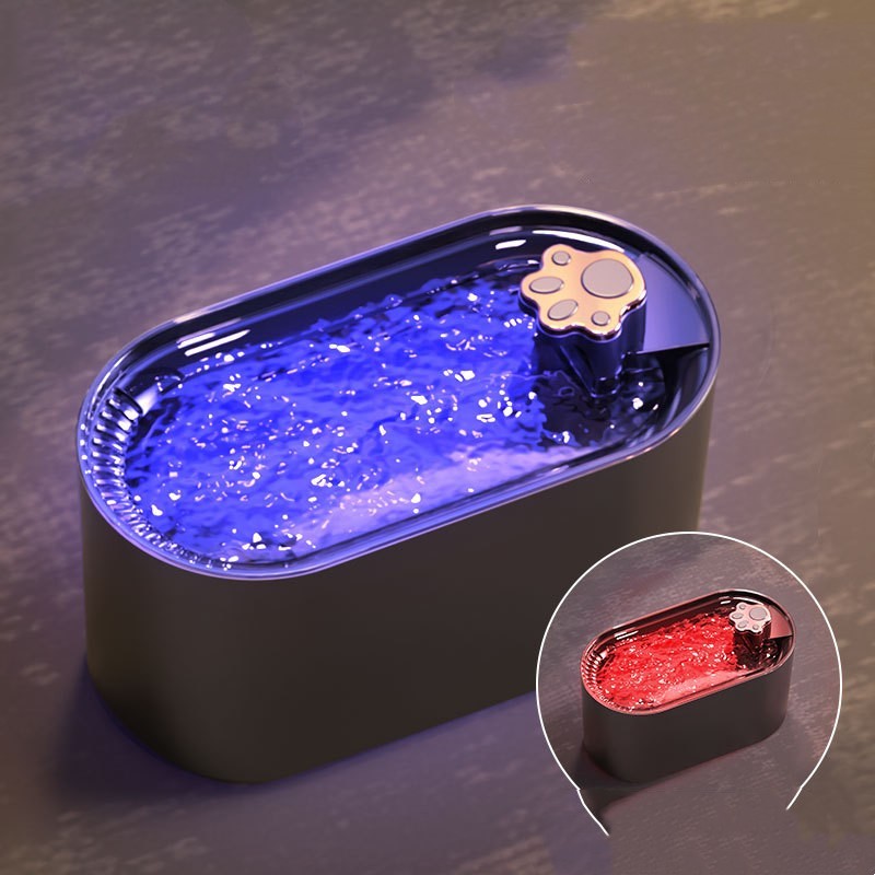 3L kattenwaterfonteinfilter Automatische drinker voor honden Katten Waterdispenser voor huisdieren Ultrastille waterdispenser met LED-licht Huisdierproducten