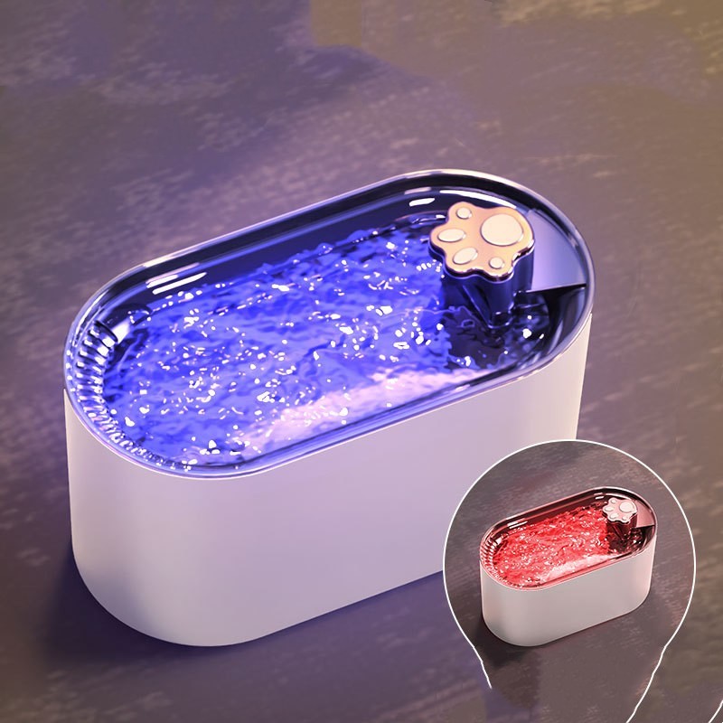 3L kattenwaterfonteinfilter Automatische drinker voor honden Katten Waterdispenser voor huisdieren Ultrastille waterdispenser met LED-licht Huisdierproducten